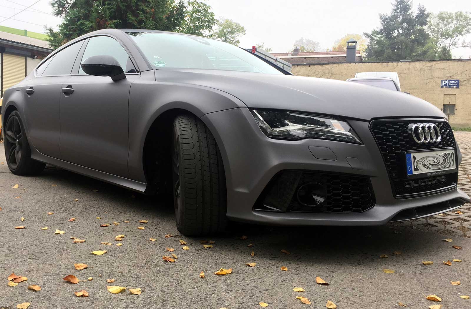 Audi A7 Matte Metallic Charcoal Audi A7 Matte Metallic Charcoal