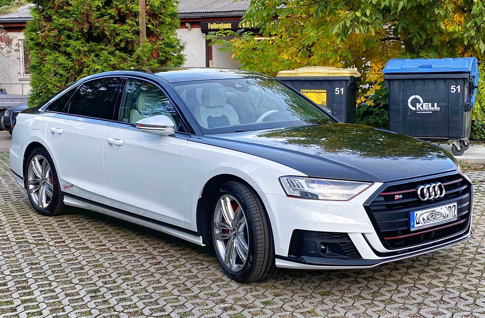 Audi S8 Oracal 970 Black Metallic