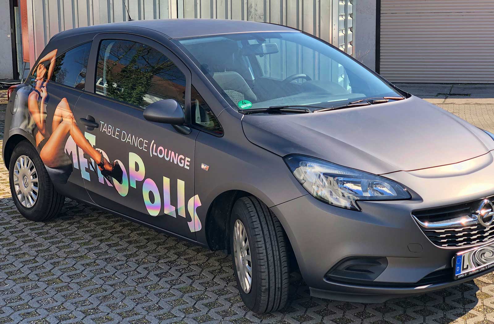Opel Corsa Avery SWF Matte Metallic Charcoal Opel Corsa Avery SWF Matte Metallic Charcoal