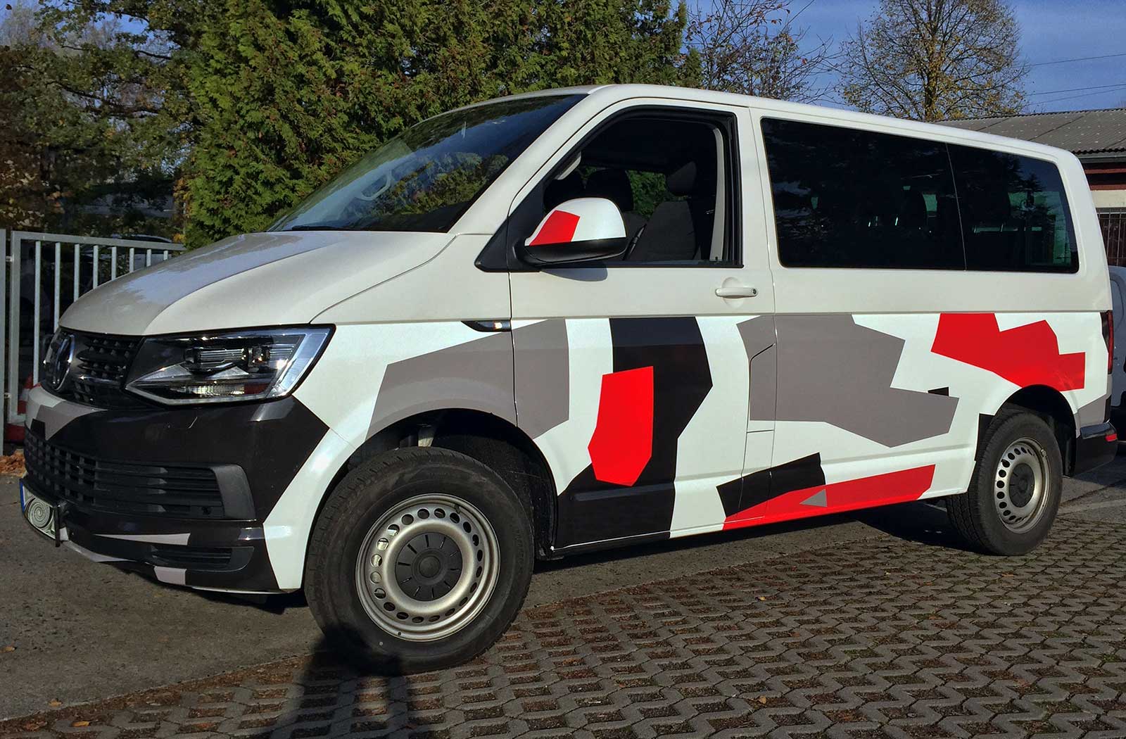 VW T6 Digitaldruck Camouflage